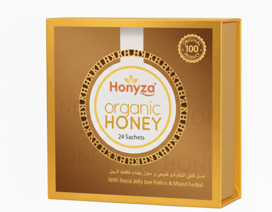 24 Pack Honyza Organic Honey 20G